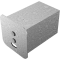 D�ksel til stolper | varmgalvaniseret | til 70 x 70 mm stolper | med fjederbelastet l�semekanisme | passer til jordfod, varenr. 470.10, til �bning med universaln�gle, varenr. 470.40